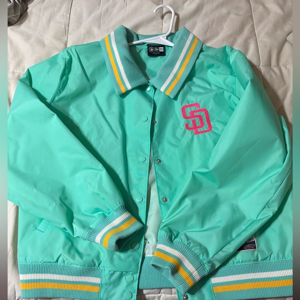 New Era Padres windbreaker